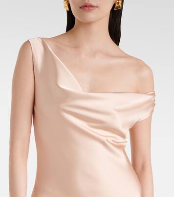 Robe longue en satin | Norma Kamali