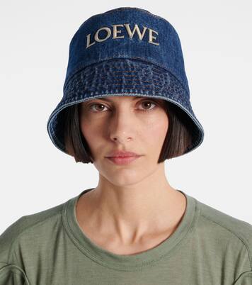 Paula's Ibiza logo denim bucket hat | Loewe