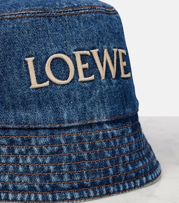 Paula's Ibiza logo denim bucket hat | Loewe