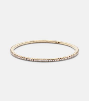 Stretchy 18kt gold bracelet with diamonds | Bucherer Fine Jewellery