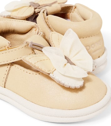 Baby Vlindy metallic leather shoes | Donsje