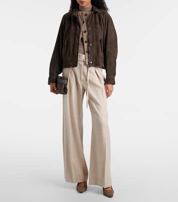 Embellished suede pumps | Brunello Cucinelli