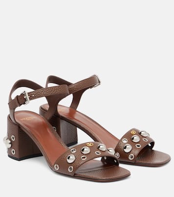 Nellcôte studded leather sandals | Valentino Garavani