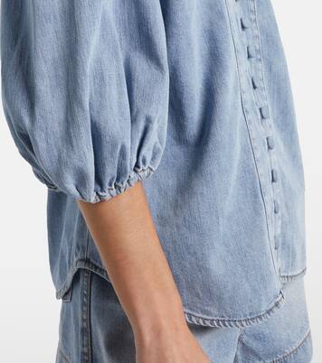 Lucky denim blouse | Zimmermann