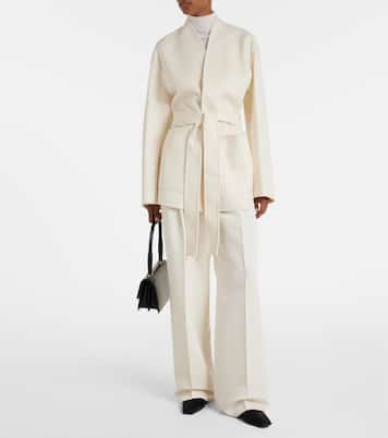 Giacca in lana con cintura | Róhe