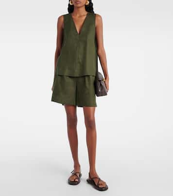 Manta linen top | Asceno