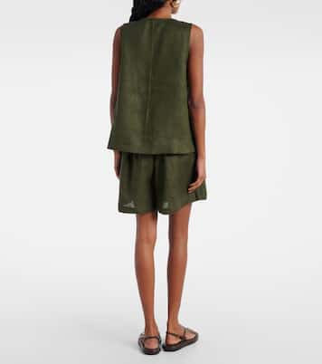 Manta linen top | Asceno