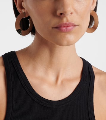 Blade hoop earrings | Alaïa