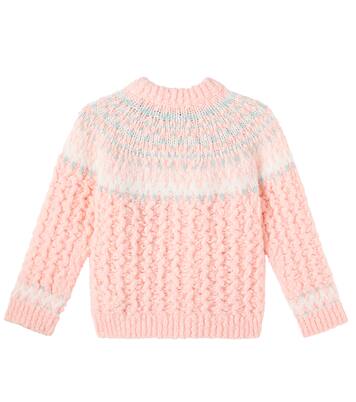 Pull en jacquard de laine mélangée | Moncler Grenoble Enfant