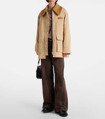 Hemdjacke aus Twill | Ganni