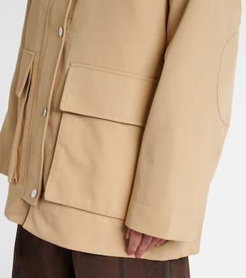 Hemdjacke aus Twill | Ganni