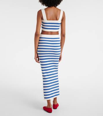 Ari striped crop top  | Posse