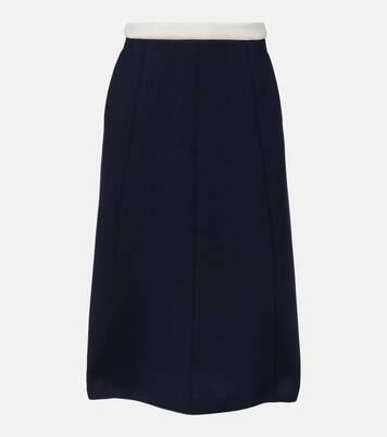 Abaco pleated jersey midi skirt | 'S Max Mara