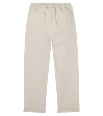 Olb cotton-blend straight pants | Donsje