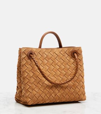 Cabas Andiamo Small en daim | Bottega Veneta