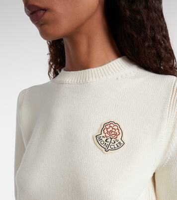 Logo virgin wool sweater | Moncler