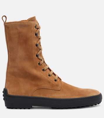 Schnürstiefel Winter Gommino aus Veloursleder | Tod's