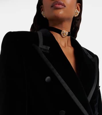 Smokingjacke aus Samt | Dolce&Gabbana