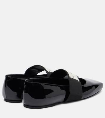 Mary-Jane-Ballerinas aus Lackleder | Givenchy