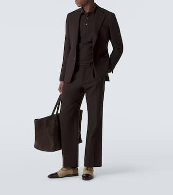 Oxford-Schuhe Greggery aus Samt, Twill und Leder | Christian Louboutin