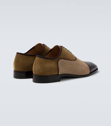 Oxford-Schuhe Greggery aus Samt, Twill und Leder | Christian Louboutin