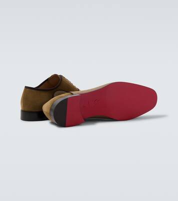 Oxford-Schuhe Greggery aus Samt, Twill und Leder | Christian Louboutin