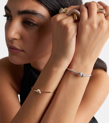 Armreif Legacy Knot aus 18kt Weißgold mit Diamanten | Engelbert