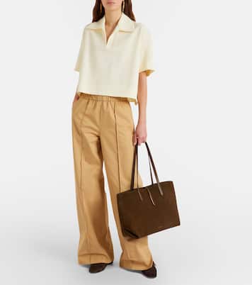 Bolso Tokyo de ante con piel | DeMellier