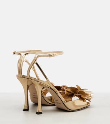 Mimmi mirrored leather sandals | Jimmy Choo