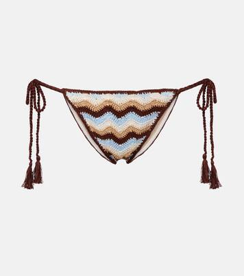 Braga de bikini Summer Chevron de croché | Anna Kosturova