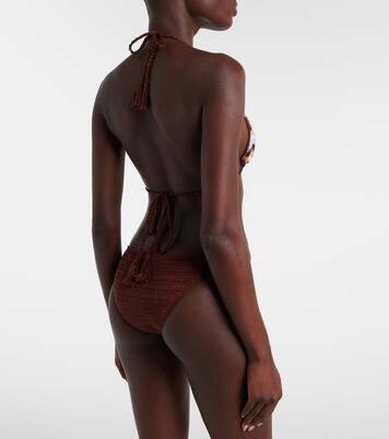 Braga de bikini Summer Chevron de croché | Anna Kosturova