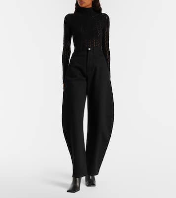 90 leather mules | Alaïa