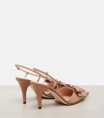Bowow 85 leather slingback pumps | Valentino Garavani