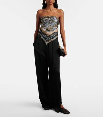 Écharpe imprimée en soie | Christopher Esber