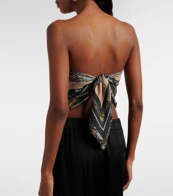 Écharpe imprimée en soie | Christopher Esber