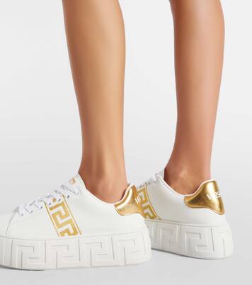 Bestickte Sneakers Greca  | Versace