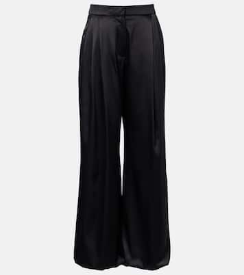Silk-blend satin wide-leg pants | Nina Ricci