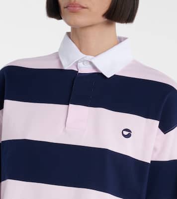Striped cotton polo shirt | Coperni