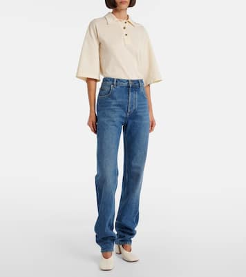 High-Rise Straight Jeans | Bottega Veneta