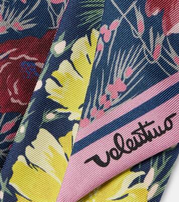 Printed silk twill scarf | Valentino