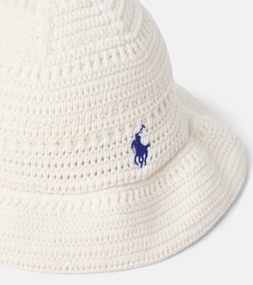 Crochet cotton bucket hat | Polo Ralph Lauren Kids