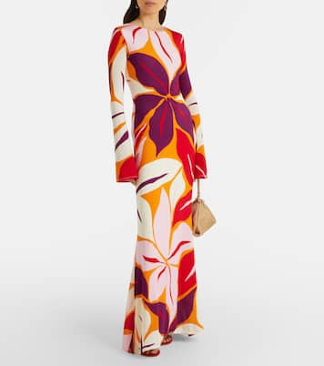 Amay floral jersey maxi dress | Cala de la Cruz