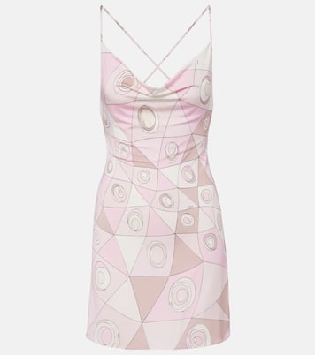Bedrucktes Minikleid Occhi aus Jersey | Pucci