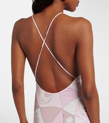 Bedrucktes Minikleid Occhi aus Jersey | Pucci