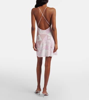 Bedrucktes Minikleid Occhi aus Jersey | Pucci