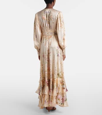 Embellished printed silk maxi dress | Camilla