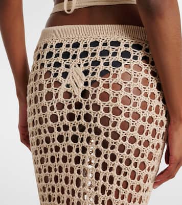 Open-knit cotton beach cover-up | The Attico