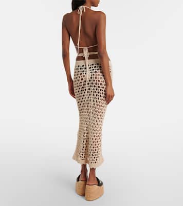 Open-knit cotton beach cover-up | The Attico