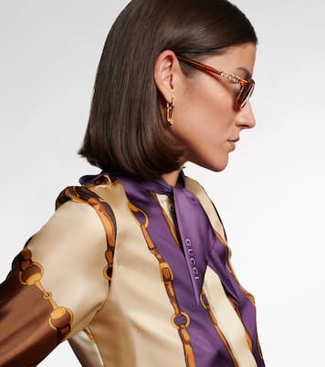 Signoria rectangular sunglasses | Gucci