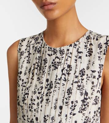 Embellished floral cotton voile midi dress | 'S Max Mara